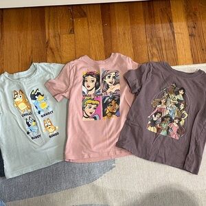 Old Navy Pink Disney Princess Graphic Tee